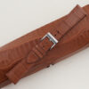 Cognac Alligator Leather Watch Strap