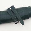 Dark Green Alligator Leather Samsung Watch Band