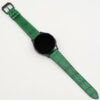 Light Green Alligator Leather Samsung Watch Band