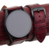 Bordeaux Alligator Leather Samsung Watch Band