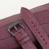 Burgundy Alligator Leather Samsung Watch Band
