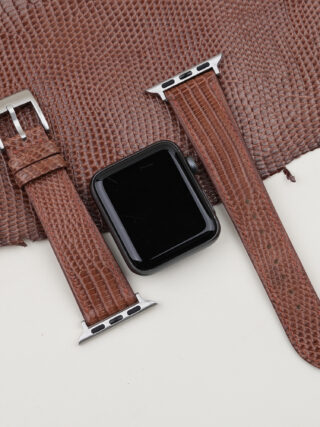 Red Calfskin Apple Watch Band – Waves Texture, Handdn - Bespoke  Watchstraps in 2023