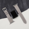 Light Grey Lizard Leather Apple Watch Band