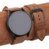 Brown Maya Leather Samsung Watch Band