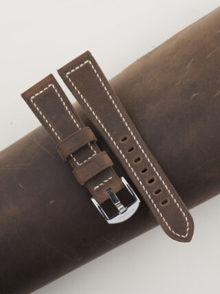 .com: Handdn Handmade Classic Saffiano Leather Watch Band