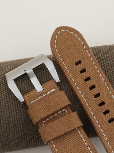 Light Brown Canvas Strap for PAM Watch