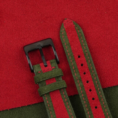 Christmas Gift Ideas Pine Tree Suede Watch Strap (3)