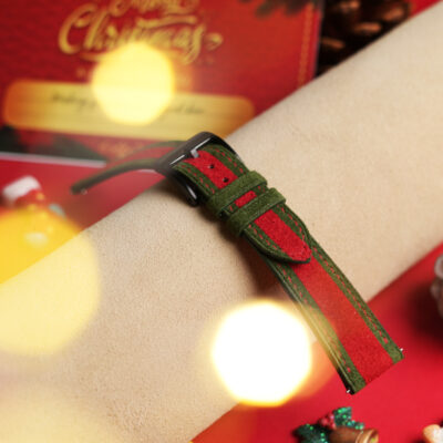 Christmas Gift Ideas Pine Tree Suede Watch Strap (4)