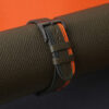Tricolor Forest Epsom Leather Watch Strap