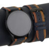 Tricolor Navy Epsom Leather Samsung Watch Band