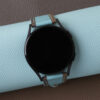 Tricolor Turquoise Epsom Leather Samsung Watch Band