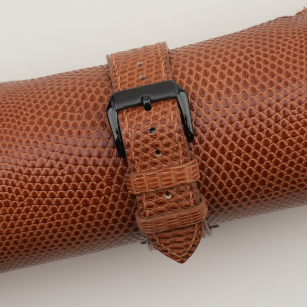 brown lizard leather samsung watch band