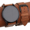 Brown Lizard Leather Samsung Watch Band
