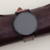 Burgundy Lizard Leather Samsung Watch Band