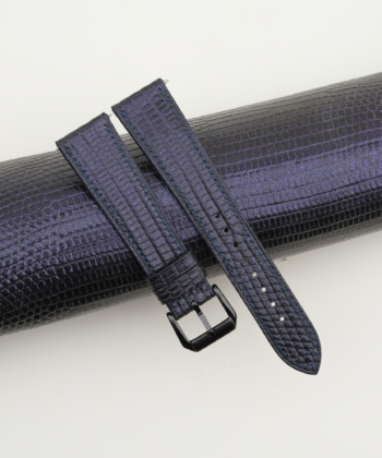 Purple Lizard Leather Samsung Watch Band