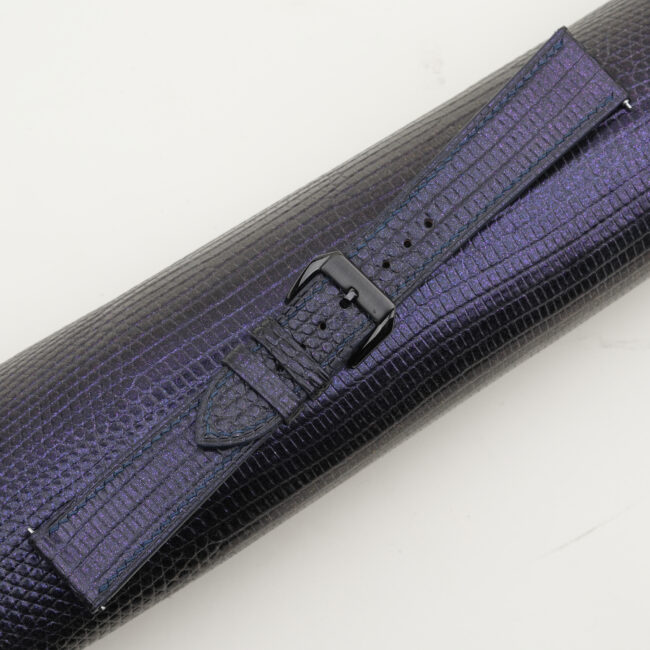 Purple Lizard Leather Samsung Watch Band