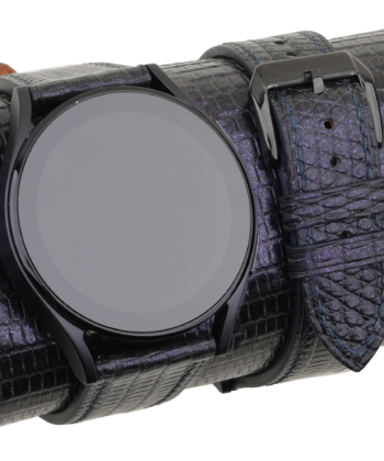 Purple Lizard Leather Samsung Watch Band