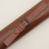 Chocolate Lizard Leather Samsung Watch Band