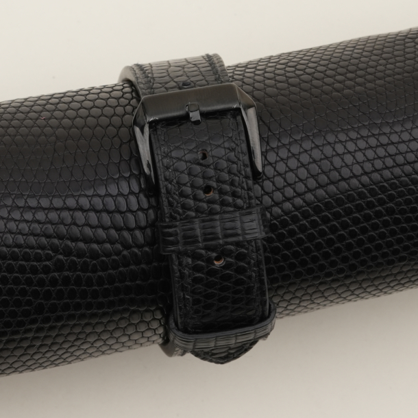 black lizard leather samsung watch band