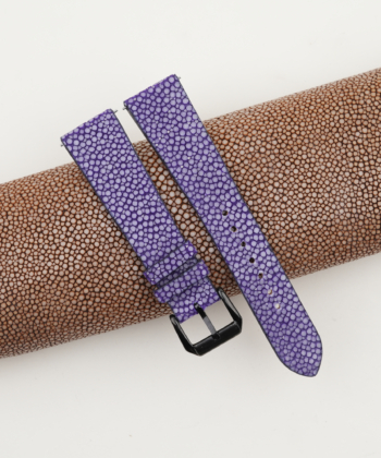 Purple Stingray Leather Samsung Watch Band