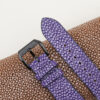 Purple Stingray Leather Samsung Watch Band