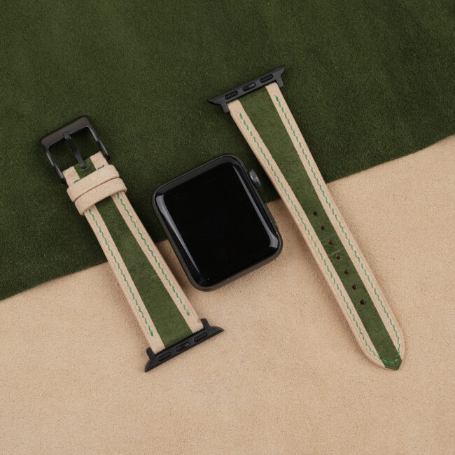 Christmas Gift Ideas Reindeer Suede Apple watch band