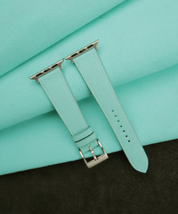 Turquoise Alcantara Apple Watch Band