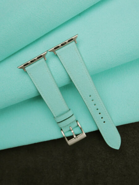 Turquoise Alcantara Apple Watch Band