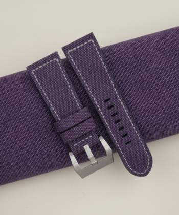 Purple Canvas Strap for Pam Watch