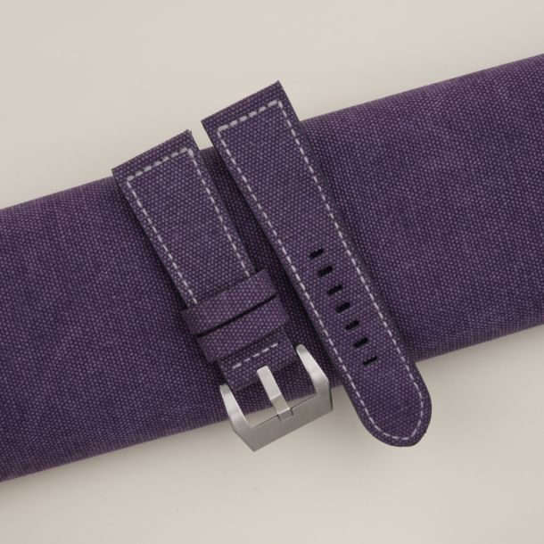 purple canvas strap for pam watch