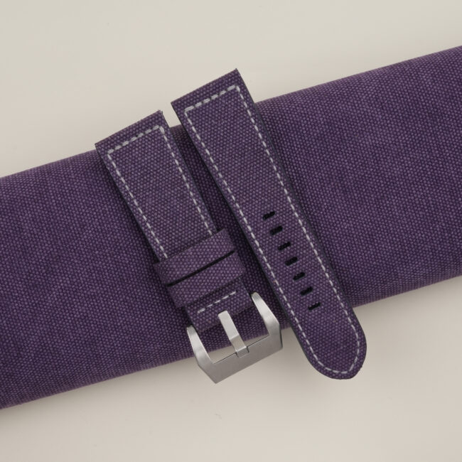 Purple Canvas Strap for Pam Watch