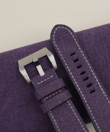 Purple Canvas Strap for PAM Watch