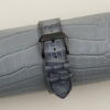 Patina Grey Alligator Leather Samsung Watch Band