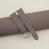 Dark Grey Togo Leather Watch Strap