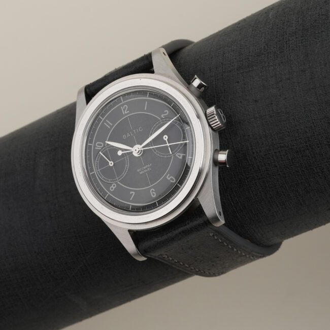 Dark Grey Babele Leather Strap for Baltic Watch