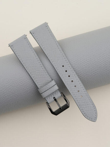 Light Grey Epsom Leather Samsung Watch Band