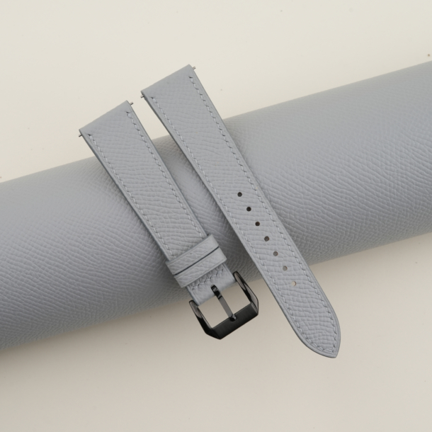 light grey epsom leather samsung watch band