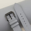 Light Grey Epsom Leather Samsung Watch Band