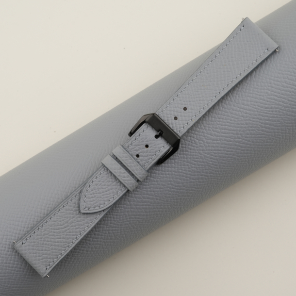 light grey epsom leather samsung watch band