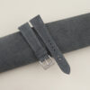 Stone Grey Suede Leather Watch Strap