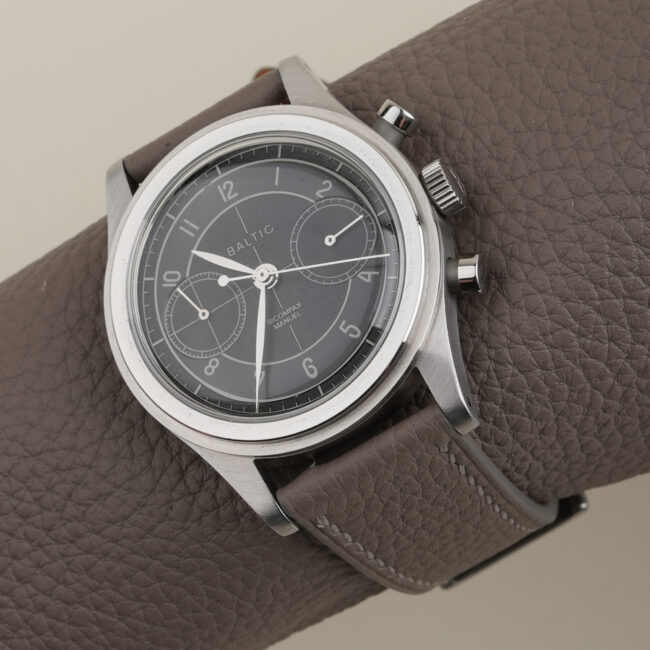 Cement Togo Leather Strap for Baltic Watch