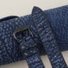Blue Shark Leather Samsung Watch Band