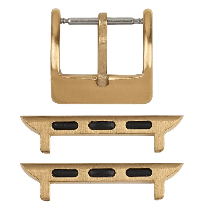 Golden buckle and adapter