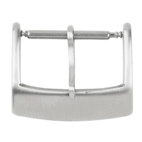 Elegant Matte SS Silver Buckle