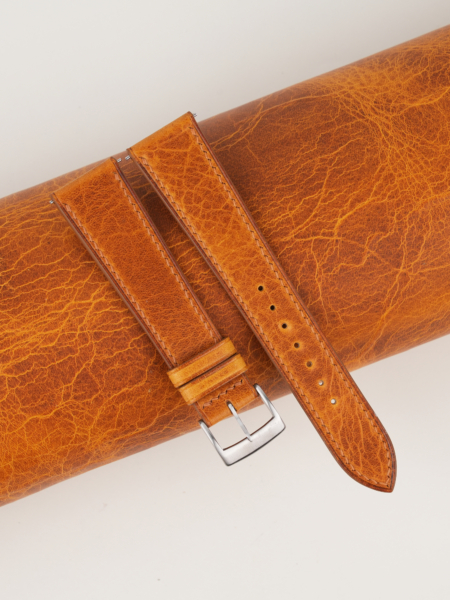 Whiskey Badalassi Carlo Waxed Leather Watch Strap