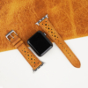 Rally Whiskey Waxed Badalassi Carlo Leather Apple Watch Band