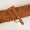 Golden Brown Badalassi Carlo Waxed Leather Watch Strap