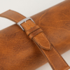 Golden Brown Badalassi Carlo Waxed Leather Watch Strap