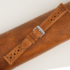 Rally Golden Brown Badalassi Carlo Waxed Leather Watch Strap