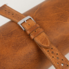 Rally Golden Brown Badalassi Carlo Waxed Leather Watch Strap